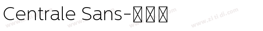 Centrale Sans字体转换